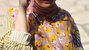 Contoh hasil mode portrait di siang hari. Foto: Adi Fida Rahman/detikINET