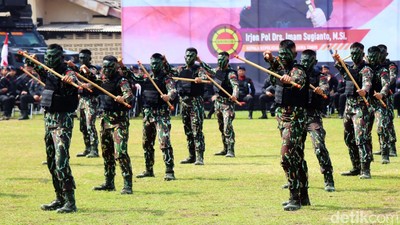 Semarak HUT Brimob ke- 78 di Jawa Timur