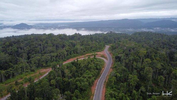 Belah Hutan Lebat! Ini Dia Jalan Muri-Kwatisore di Papua Belah Hutan Lebat! Ini Dia Jalan Muri-Kwatisore di Papua