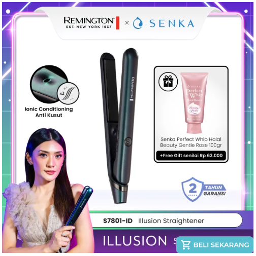 Catokan Rambut Remington Illusion Straightener