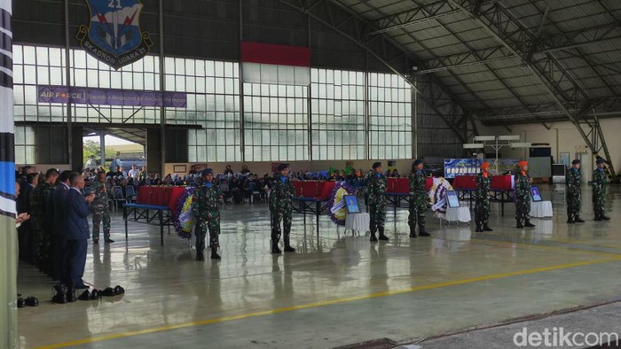 Empat jenazah Awak Super Tucano disemayamkan di Lanud Abd Saleh