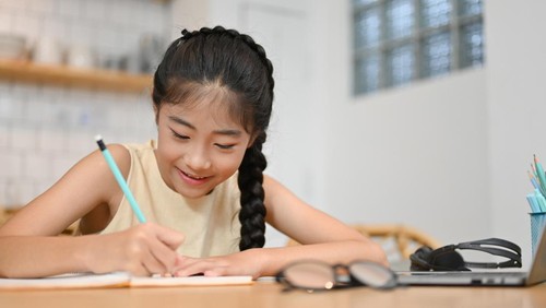 Ilustrasi Anak Hadapi Ujian