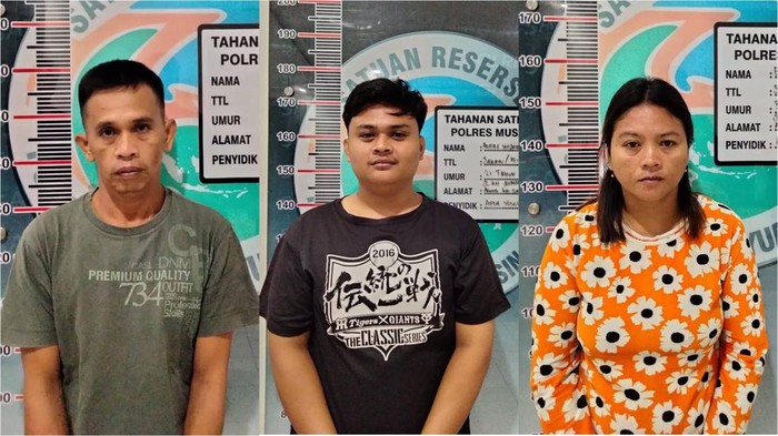 Keluarga pengedar sabu di Musi Banyuasin.