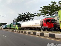 Sambat Pengusaha Truk Rugi Rp 1 Juta Sehari Imbas Pantura Pati-Rembang Macet
