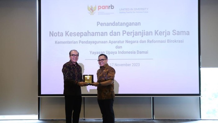 KemenPAN-RB dan Yayasan Upaya Indonesia Damai atau United in Diversity (UID) Bali