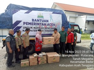 Kemensos Kirim Bantuan Logistik untuk Korban Banjir di Aceh Tenggara