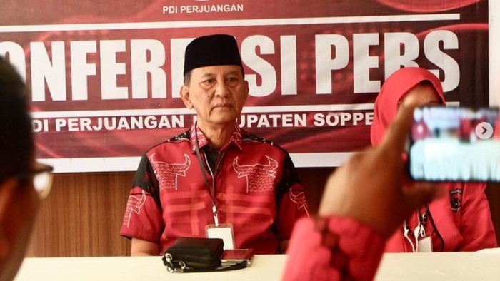 Ketua Badan Kehormatan PDIP Sulsel Andi Ansyari Mangkona.
