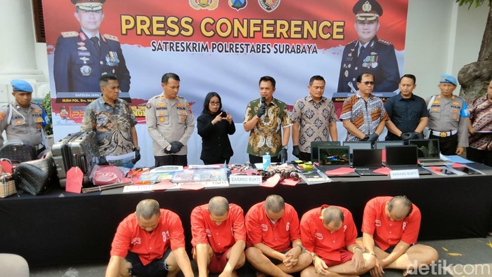 komplotan pembobol rumah di surabaya