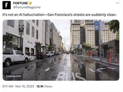 Meme San Francisco Jadi Bersih Saat KTT APEC, Terima Kasih Xi Jinping