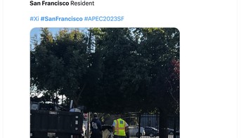 Meski banyak kepala negara yang datang, netizen menilai San Francisco bersolek karena kedatangan Presiden China, Xi Jinping. Dear Xi Jinping, please datang ke San Francisco lebih sering. Dalam 9 tahun aku tinggal di sini, aku tak pernah melihat kota ini begitu bersih dan aman, tulis tweet ini. Foto: Twitter