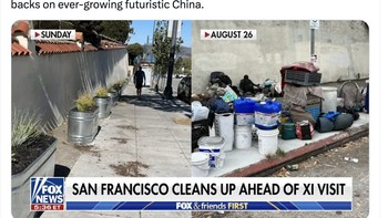 Mungkin Gubernur California malu karena kota di China terkenal bersih dan futuristik. Foto: Twitter