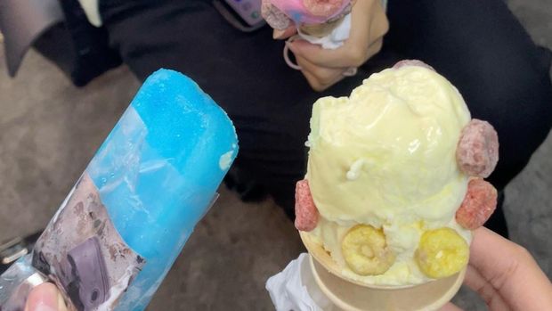 Menu Ice Cream Service