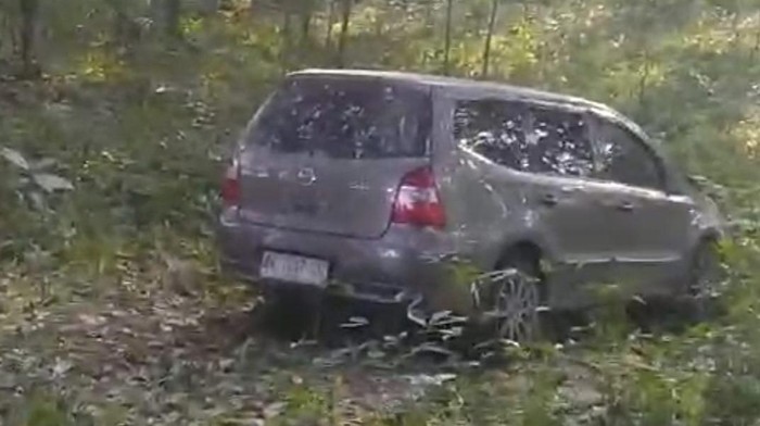 Mobil pelaku tabrak lari di Sergai.