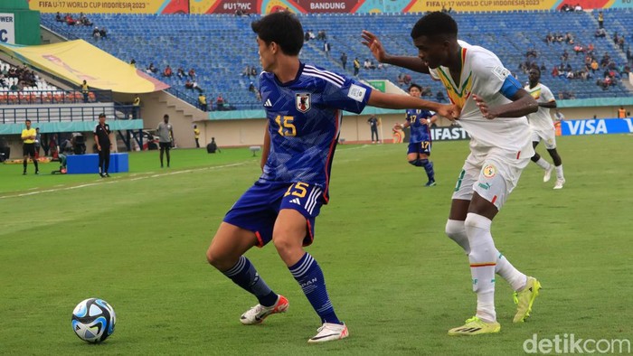 Pertandingan Jepang melawan Senegal di Piala Dunia U-17 di Stadion Si Jalak Harupat.