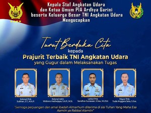 Profil 4 Prajurit Gugur dalam Jatuhnya Pesawat TNI AU di Pasuruan