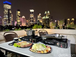 The Roofie: Nikmat! Makan Yakiniku dan Steamboat Bonus City Light