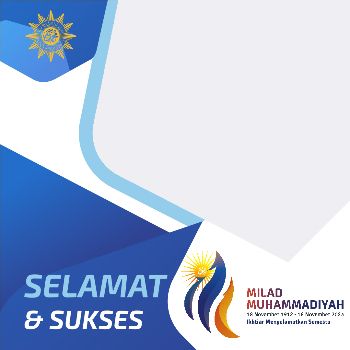 twibbon milad ke-111 Muhammadiyah 2023