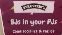 Merek es krim Ben & Jerrys punya acara komunitas unik. Mereka mengiklankannya dengan mengajak orang-orang pakai piyama lalu makan es krim bersama. Foto: Facebook Ridiculous Marketing Nonsense via Bored Panda