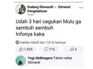 Pertanyaan dan Jawaban di Facebook Ini Absurd Banget, Asli