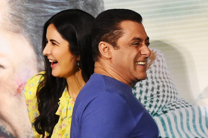 Bollywood actor Salman Khan attends the screening of his Indian Hindi-language action thriller film Tiger 3 in Mumbai on November 17, 2023. (Photo by SUJIT JAISWAL / AFP)