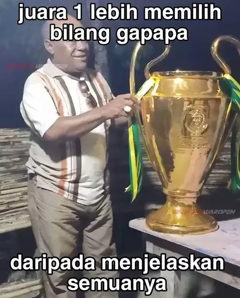Di antara gelar juara satu berikut, kira-kira mana yang paling cocok buat kamu?