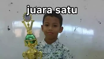 Juara satu di SD doang. Foto: X/Twitter/txtdarigajelas