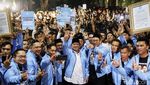 Momen Capres Prabowo Sambut Relawan Matahari Pagi