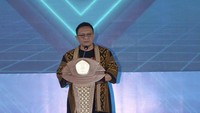 Kepala Pusdatin Kemendikbudristek, Hasan Chabibie mengatakan bahwa kegiatan “Malam Anugerah Kihajar Tahun 2023” memberikan apresiasi untuk para peserta terbaik dalam program PembaTIK, Kihajar STEM, dan Daerah Jawara belajar.id. Foto: Kemendikbudristek