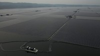 Pembangunan PLTS ini tak lepas dari upaya mengejar Target Net Zero Emission (NZE) pada tahun 2060.