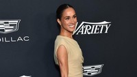Gaya anggun Meghan Markle. (Foto: AFP/LISA OCONNOR)