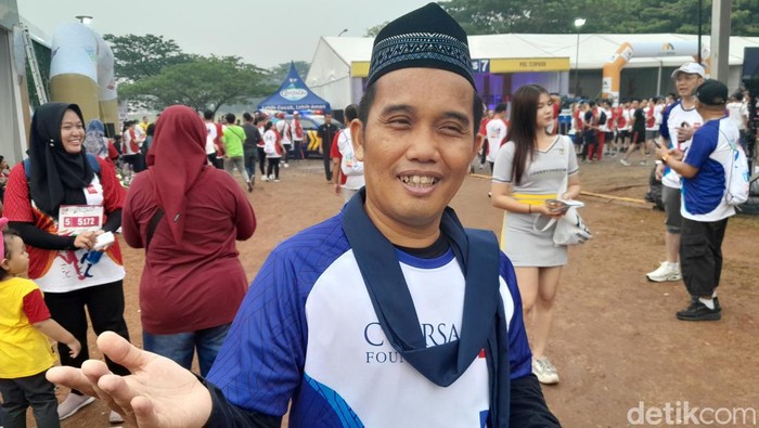 Ikut Ramaikan CT Arsa Charity Fun Run 2023, Ustaz Maulana Spill Rahasia Sehat