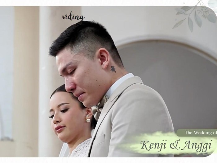 Anggi Riando Tangis Haru Kenji Ganessha Nikahi Anggi Marito