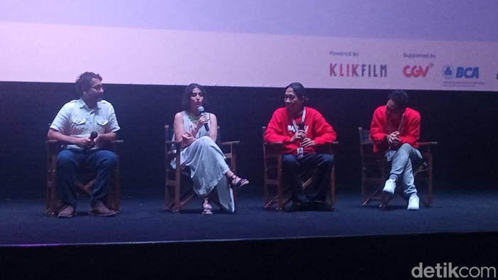 Bincang-bincang bersama kreator film Syahda di JWCW 2023.