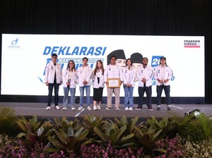 Barisan Pelopor Milenial Nusantara Deklarasikan Dukung ke Prabowo-Gibran