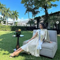 Alhasil Marina Machete menjadi transgender Portugal pertama yang berlaga di kontes kecantikan Miss Universe 2023. Foto: Instagram