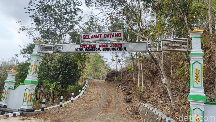 Petilasan Mbah Jobeh di Kalurahan Petir, Rongkop, Gunungkidul. Foto diunggah Minggu (19/11/2023).