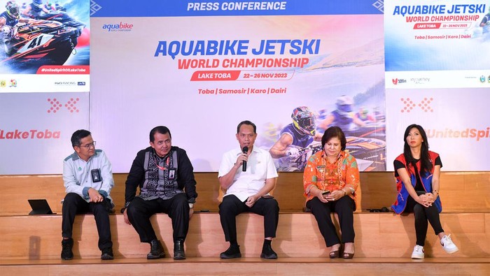 Press confrence Aquabike Jetski (Diskominfo Sumut/Imam Syahputra