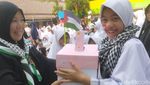 Ratusan Siswa Sekolah Gelar Aksi Peduli Palestina di Bogor