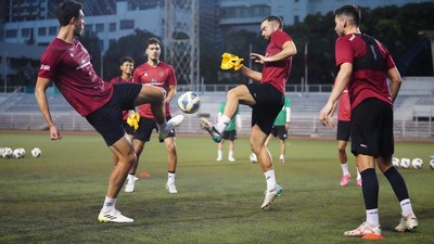 Foto: Skuad Garuda Bersiap Hadapi Tuan Rumah Filipina