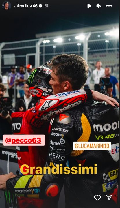 Akademi Valentino Rossi tembus podium di MotoGP Qatar