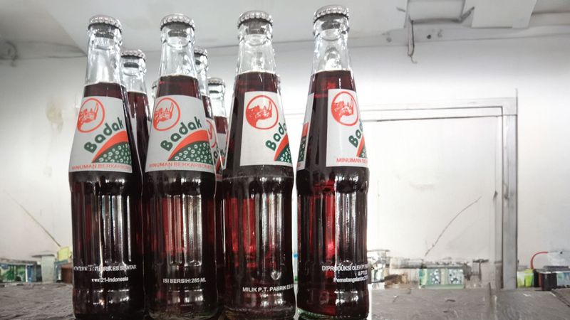 Badak, minuman soda legendaris dari Pematang Siantar. (Istimewa)