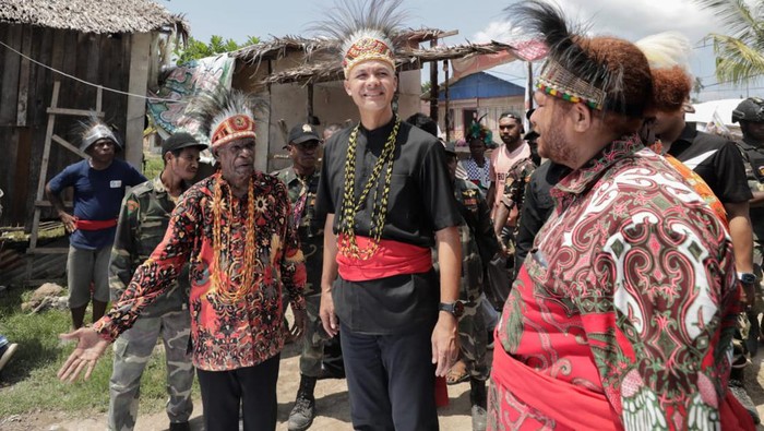 Ganjar Pranowo di Sorong, Papua