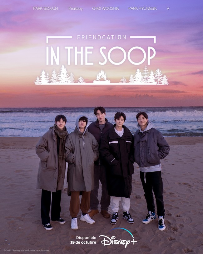 Wooga Squad menjadi salah satu geng artis Korea paling eksis saat ini. Terlebih mereka sudah punya reality show sendiri ‘In the Soop: Friendcation’, yang tayang di Disney+ Hotstar. Geng artis Korea ini terdiri dari cowok-cowok ganteng yang sering liburan bareng: V BTS, Park Seo Joon, Choi Woo Shik, Park Hyung Sik, dan Peakboy. Foto: Instagram