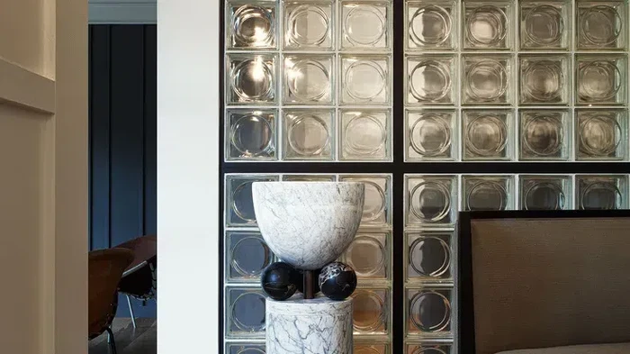 Glass block/Architectural digest