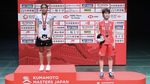 Potret Gregoria Mariska Juara Japan Masters 2023
