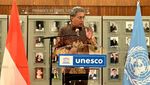 Potret Karya Seni Jalan Nusantara di Markas Besar UNESCO