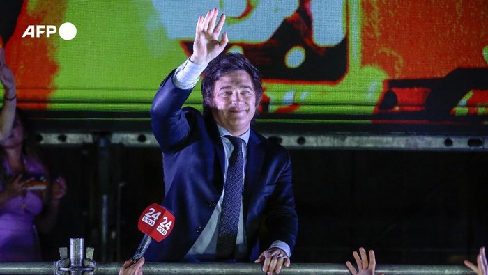 Javier Milei, Presiden terpilih Argentina. (Sumber: AFP)