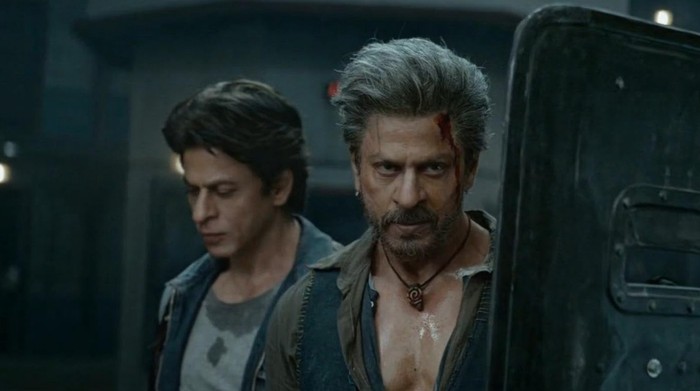 Cuplikan adegan Shah Rukh Khan di Jawan (2023).