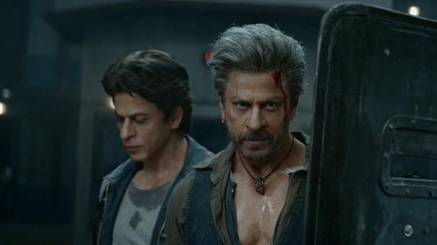 Cuplikan adegan Shah Rukh Khan di Jawan (2023).