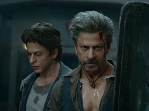 Cuplikan adegan Shah Rukh Khan di Jawan (2023).